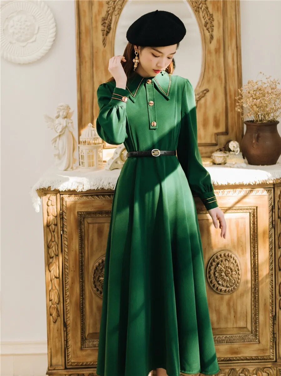 2019 new fashion women's clothing winter dresses  long sleeve dress
