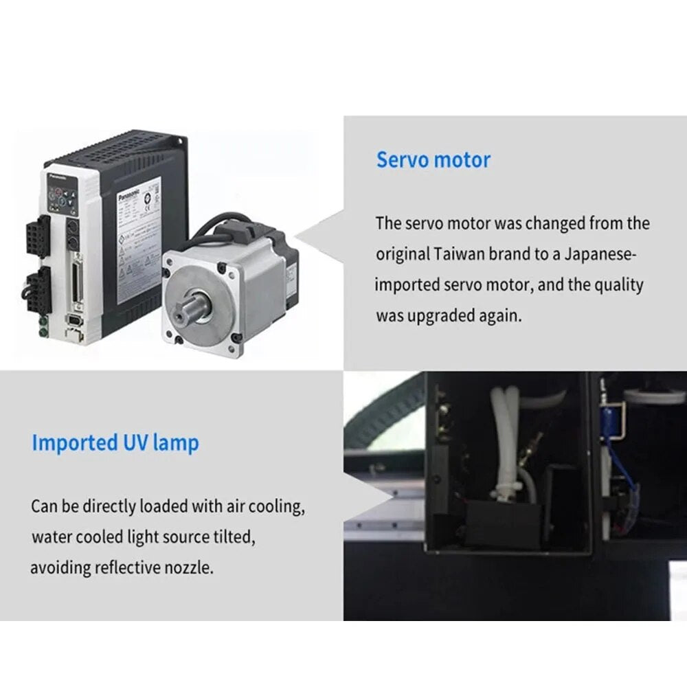 OYfame Larget Format UV Printer With GH2220 Printhead UV Flatbed Printer For Phone Case Glass Acrylic industrialPrinting Machine