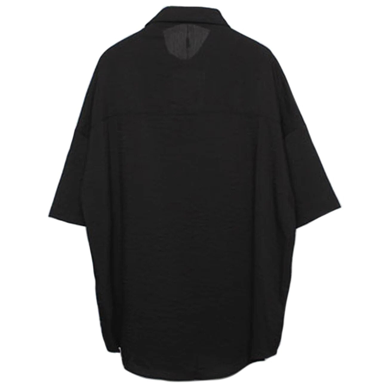 11 BYBB'S DARK Zipper Fake Two Shirts Oversized Loose Techwear Tee Shirts Men Harajuku Casual Short Sleeve Shirt Streetwear