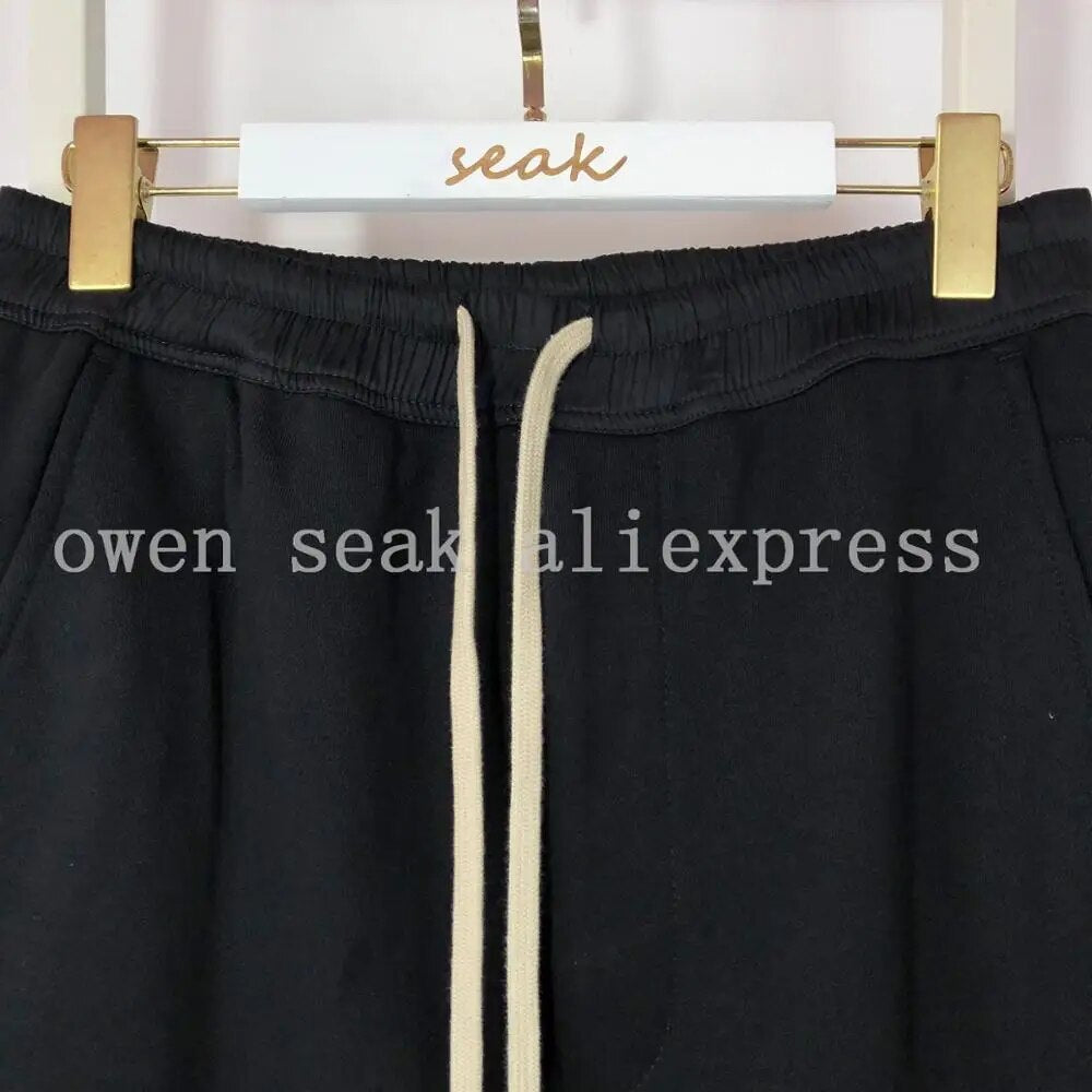 Owen Seak Men Casual Cross Pants Gothic Length Cargo Men's Clothing Sweatpants Autumn Winter Women Harem Black Long  Pants