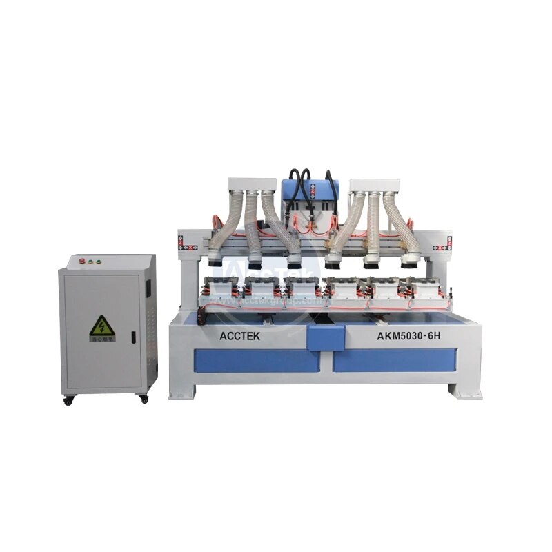AccTek Tennis Racket Cnc Router Machine AKM5030-6H with Great Accuracy