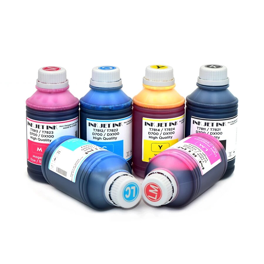 500ML/Bottle For Epson T312XL T378xl Dye Ink Refill Kit for Epson XP-8500 XP-8505 XP-8600 XP-8605 Printers