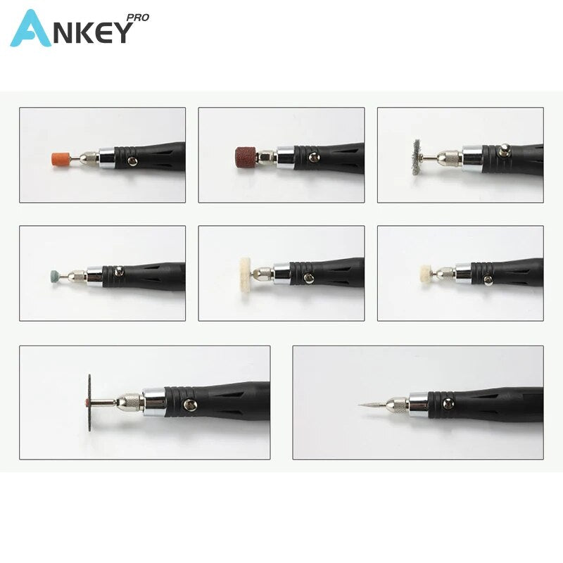 262pcs Electric Mini Drill Bit Kit Abrasive Rotary Tool Accessories Diamond Cutting Discs Sanding Grinding Set for Dremel