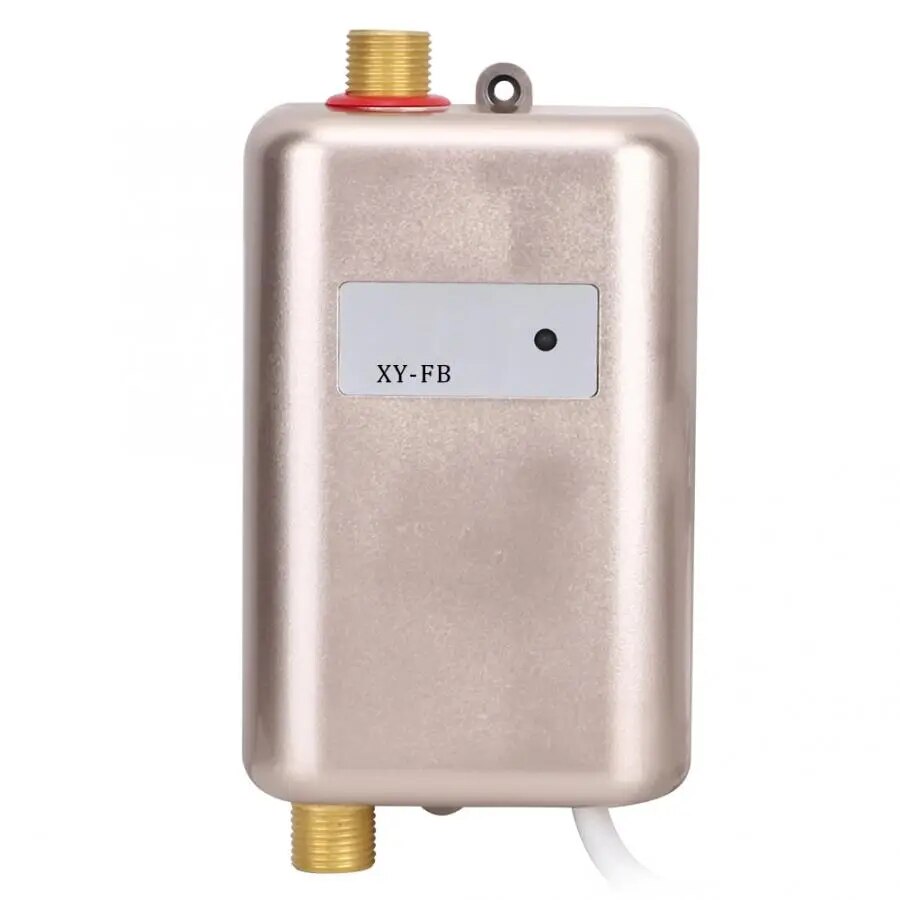 3800W Electric Water Heater Instantaneous Tankless Instant Hot Water Heater Kitchen Bathroom Shower Flow Water Boiler 110V/220V