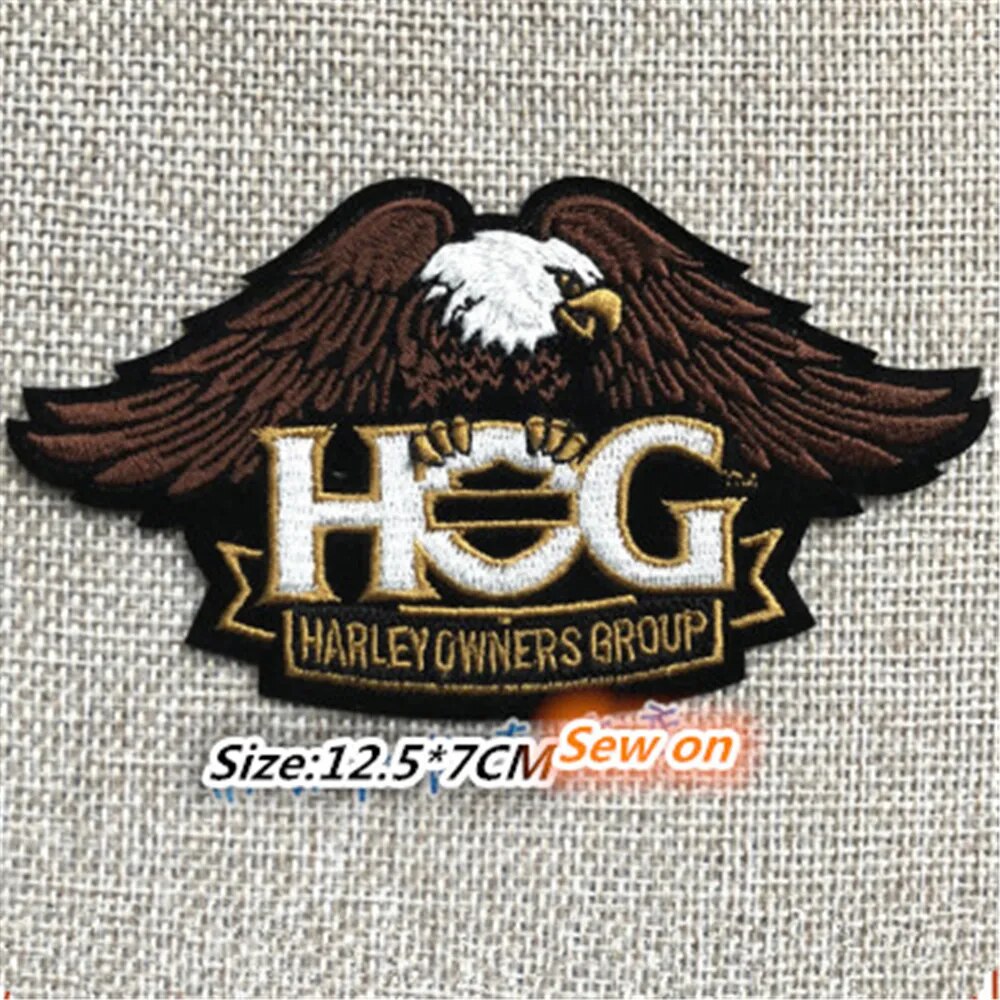 Sew on Clothes Embroidery Patches Tiger head Badges T-shirt Down Jacket Beautify Patches DIY