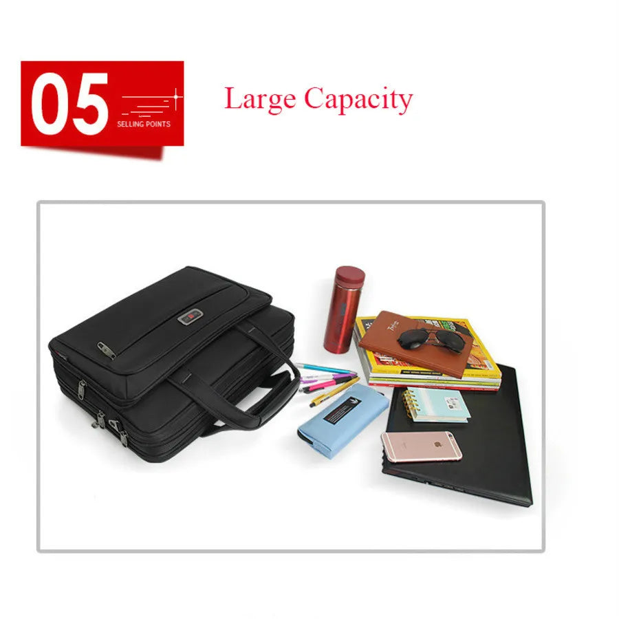Large Capacity Men Single Shoulder Bag 14" 15" 16 Inches Travel Bag Men's casual fashion Handbags Business Briefcase Laptop Bag