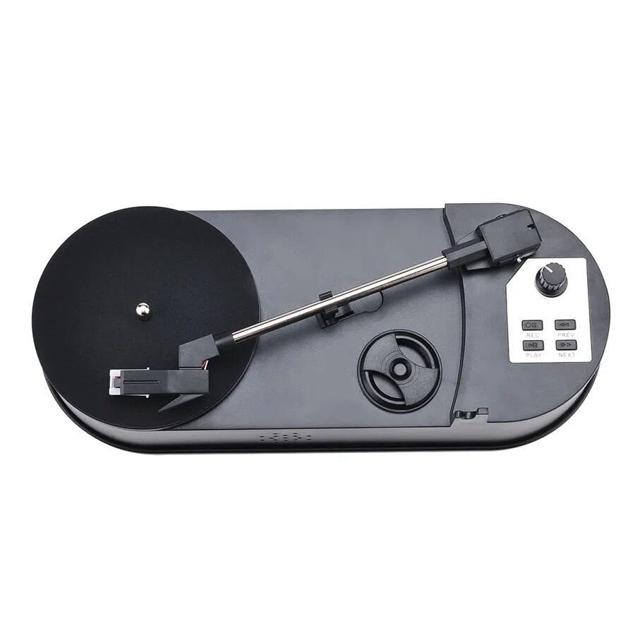 Newest Portable Mini Vinyl Turntable Audio Player Vinyl Turntable to MP3/WAV/CD Converter 45PRM/30PRM CD Player With Speaker