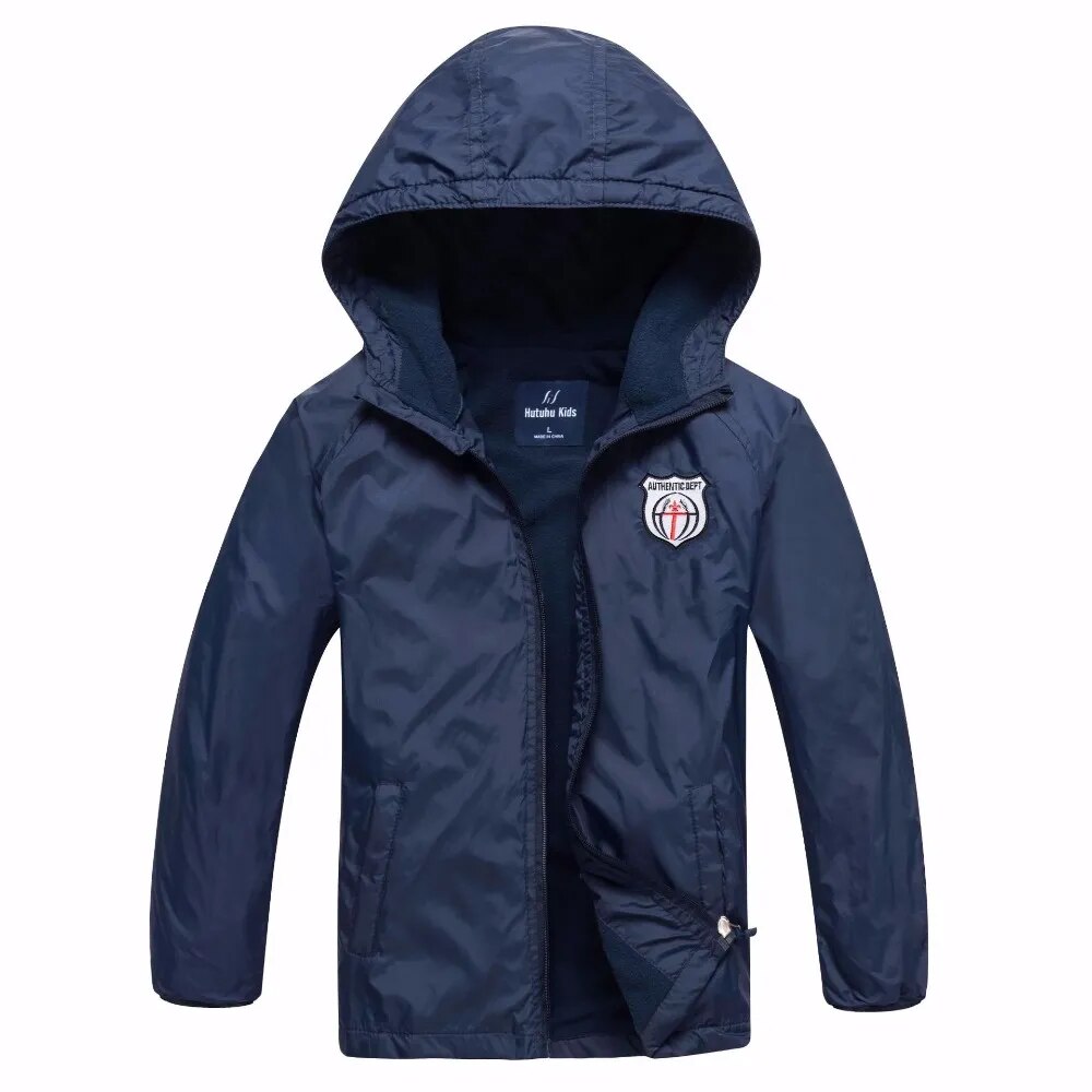 Brand Spring Windproof Waterproof Fleece Baby Boys Jackets Children Outerwear Child Coat Kids Outfits For 3-14 Years old