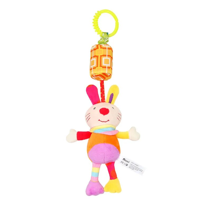 Rattle Toys For Baby Cute Puppy Bee Stroller Toy Rattles Mobile For Baby Trolley 0-12 Months Infant Bed Hanging Gift