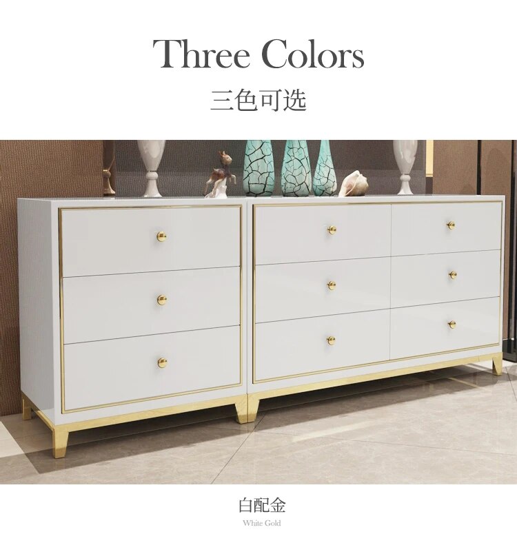 Stainless steel cabinet 3 drawers + 4 drawers + 5 drawers Living Room Home Furniture minimalist modern rectangle mesas de basse