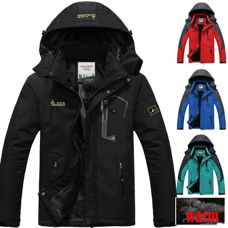 ZOEQO jaqueta masculina men's  thick outwear overcoat Winter jacket Men Windproof Hood parka mens jackets and coats windbreaker - KAISERINC