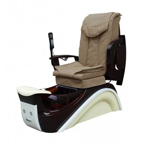 DS salon furniture luxury spa pedicure chair with glass bowl