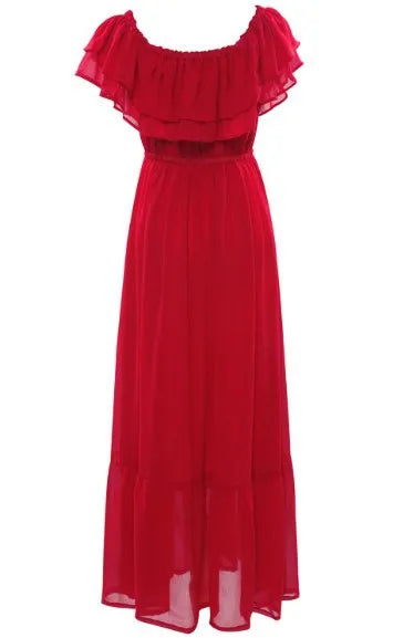 2023 Summer high quality chiffon Bohemian dress Fashion dress  for women  beach party dresses vestidos de festa - KAISERINC