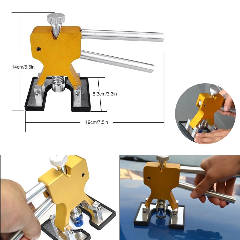 Paintless Dent Repair Tools Dent Removal Dent Puller Tabs Dent Lifter Hand Tool Set Toolkit car bady repair kit