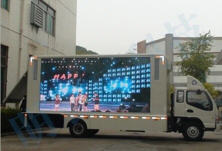 P8 car led display waterproof led full color moveable advertising video wall player Video Surveillance CCTV Monitor Display