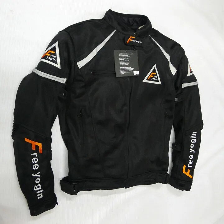 free yogin new model have pads men jackets/motorcycle jackets/riding jackets / outdoor clothing
