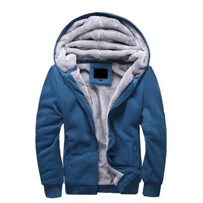 Mountainskin Winter Soft Men's Jackets Solid Casual Men's Tracksuits Fleece Warm Homme Hoodies Thick Men's Sportswear,EDA163 - KAISERINC