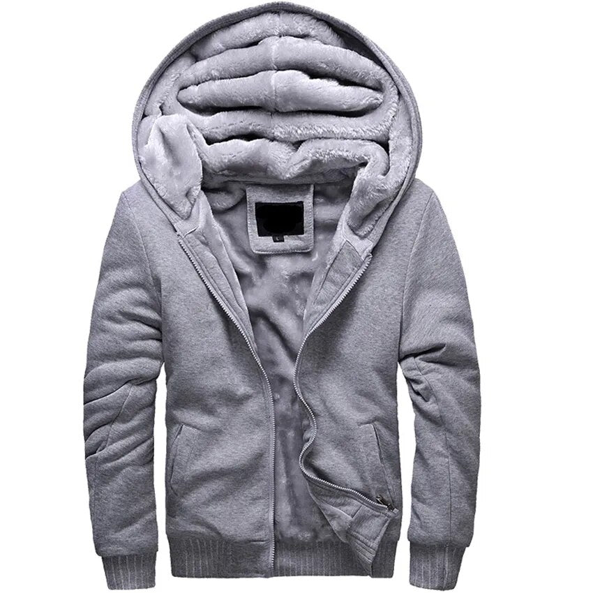 Mountainskin Winter Soft Men's Jackets Solid Casual Men's Tracksuits Fleece Warm Homme Hoodies Thick Men's Sportswear,EDA163 - KAISERINC