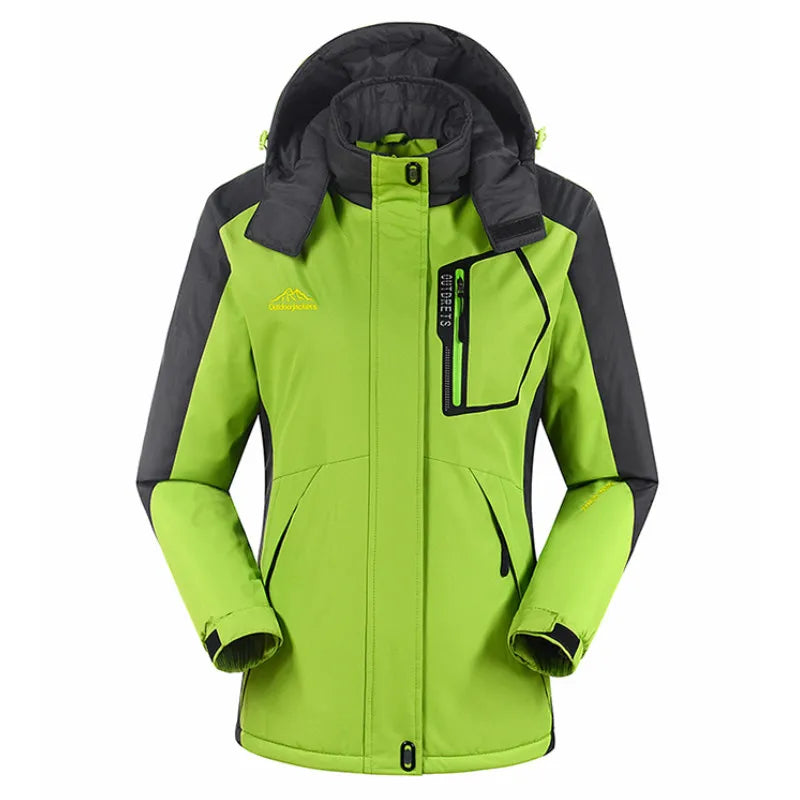 Outdoor Winter Women Skiing Jackets Snowboarding Jacket Colorful Windproof Breathable Ski Hiking Jackets Girls Warm Coat -30 Deg - KAISERINC