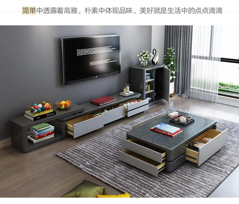 TV Stand modern Living Room TV monitor stand mueble stalinite cabinet mesa+tv table stand+ Coffee centro Table home furniture
