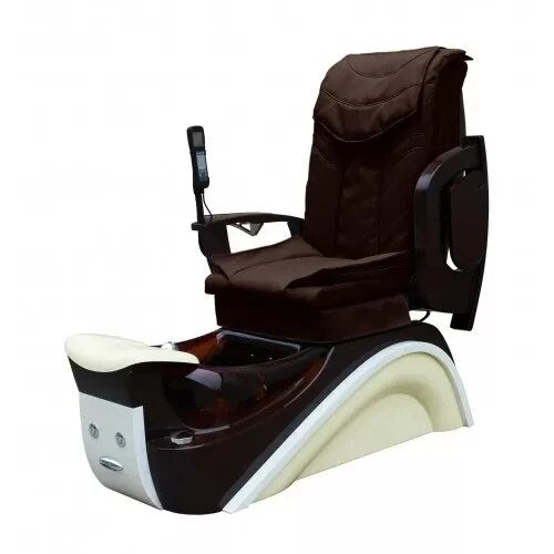 DS salon furniture luxury spa pedicure chair with glass bowl