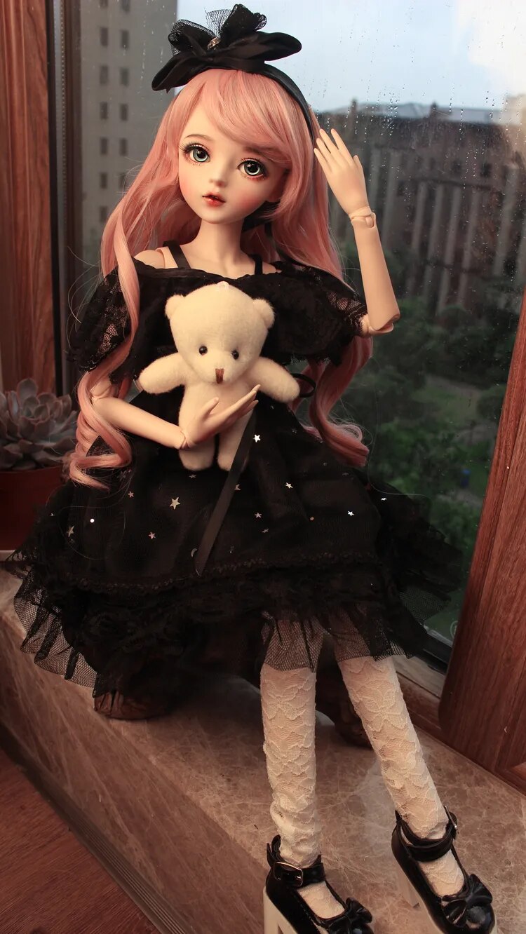 BJD 1/3ball jointed Doll gifts for girl  Handpainted makeup fullset Lolita/princess doll  with clothes STARSHINE