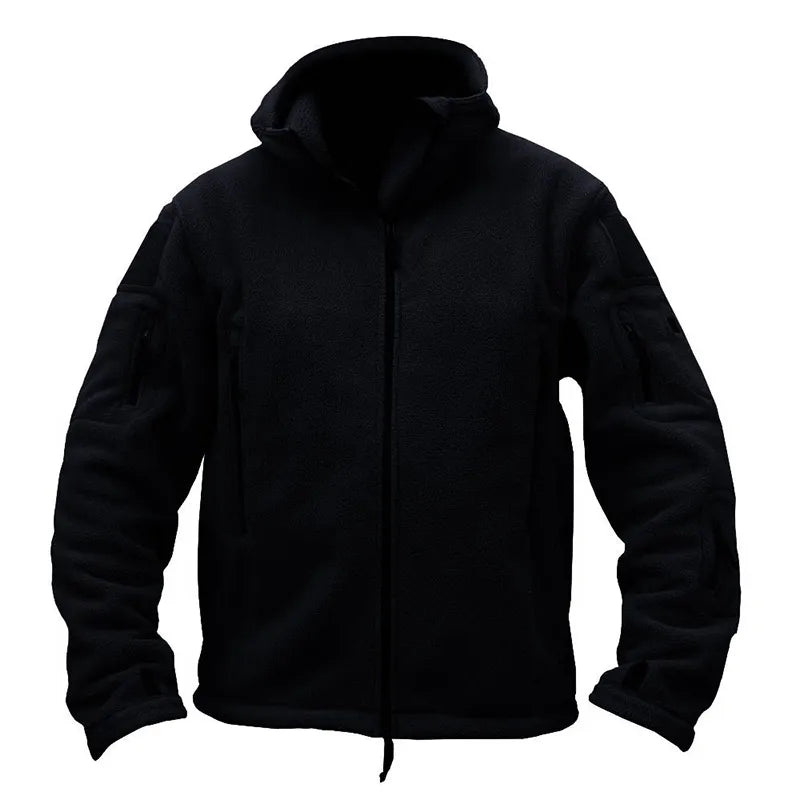 Winter Military Tactical Fleece Jacket Men Warm Polar Army Clothes Multiple Pocket Outerwear Casual Thermal Hoodie Coat Jackets - KAISERINC
