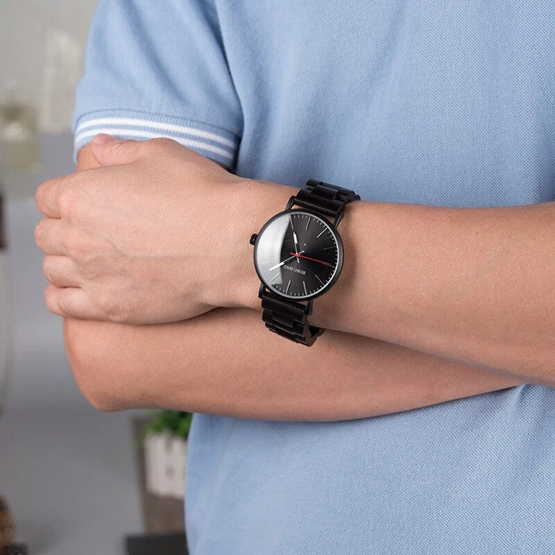 BOBO BIRD Wooden Men Watches Luxury Brand relogio masculino Quartz Watch Ideal Gifts Items in Wood box erkek kol saati W-Q30