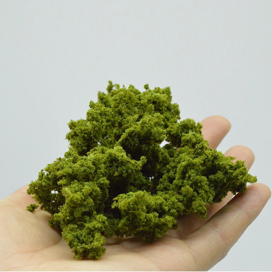 Simulation Sponge Tree Powder Model Diy Tree Handmade Materials Building Sand Table/HO Railway Scene Layout Kits 50/100/200G