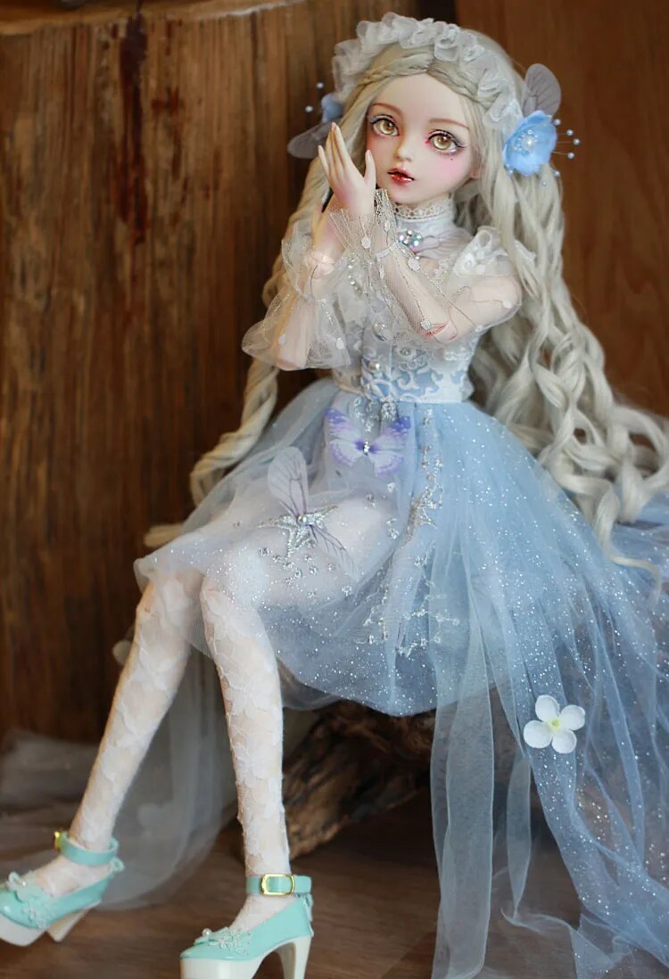 60cm bjd ball jointed Doll gifts for girl  Handpainted makeup fullset Lolita/princess dolls  with clothes BUTTERFLY FAIRY