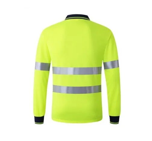 New Summer Fashion  Breathable Fluorescent Reflective T-shirt ShortS Traffic Safety Warning Clothing