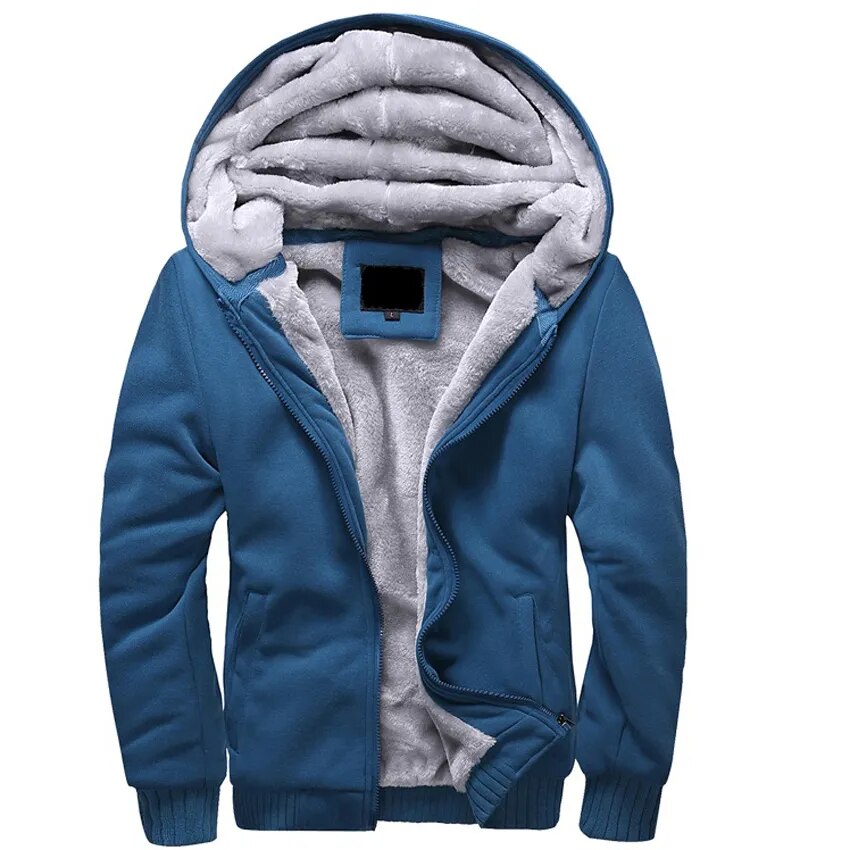 Mountainskin Winter Soft Men's Jackets Solid Casual Men's Tracksuits Fleece Warm Homme Hoodies Thick Men's Sportswear,EDA163 - KAISERINC