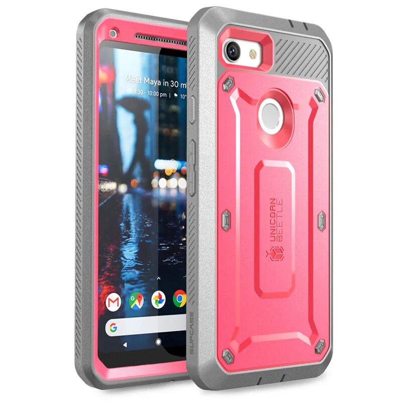 SUPCASE For Google Pixel 3a XL Case (2019) UB Pro Full-Body Rugged Holster Protective Case Cover with Built-in Screen Protector
