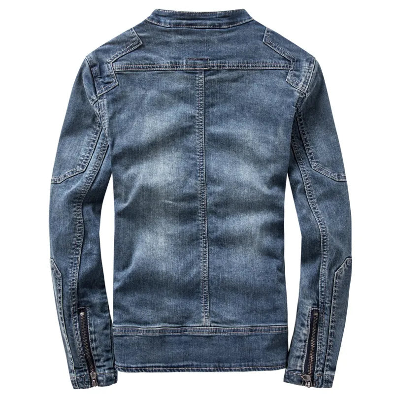 New Retro Classics Denim Jacket Men Vintage Clothes Casual Slim Jackets Men's Coat Jeans Jackets Plus Size M-3XL - KAISERINC