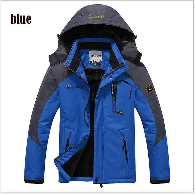 ZOEQO jaqueta masculina men's  thick outwear overcoat Winter jacket Men Windproof Hood parka mens jackets and coats windbreaker - KAISERINC