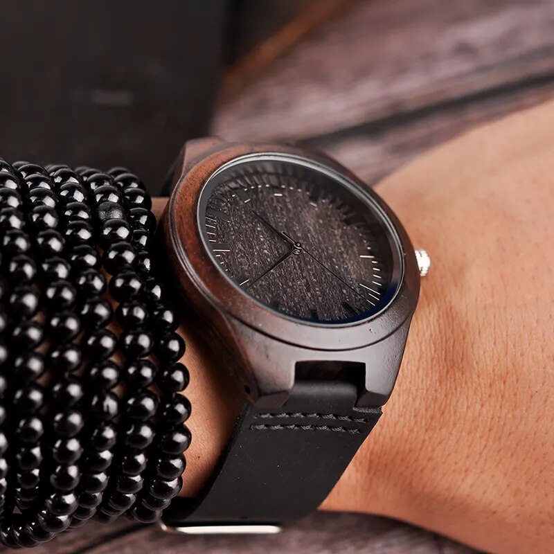 Personalized Engraved Wooden Watches Gifts For Dad,,Mom, friends, Birthday,Anniversary Day,Groomsman Gift
