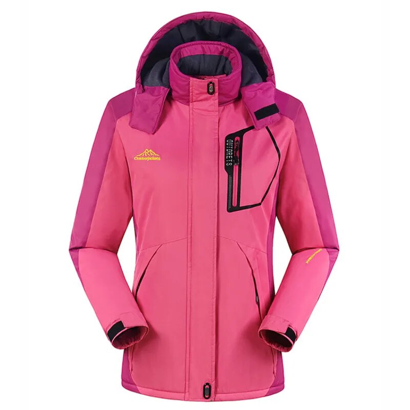 Outdoor Winter Women Skiing Jackets Snowboarding Jacket Colorful Windproof Breathable Ski Hiking Jackets Girls Warm Coat -30 Deg - KAISERINC