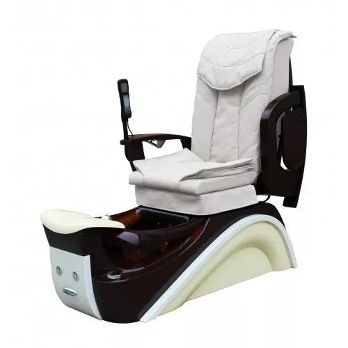 DS salon furniture luxury spa pedicure chair with glass bowl