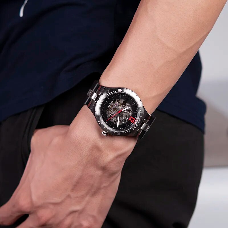 BOBO BIRD Mechanical Watches Men Waterproof Automatic Watches Top Brand Luxury Wristwatches orologi uomo automatico