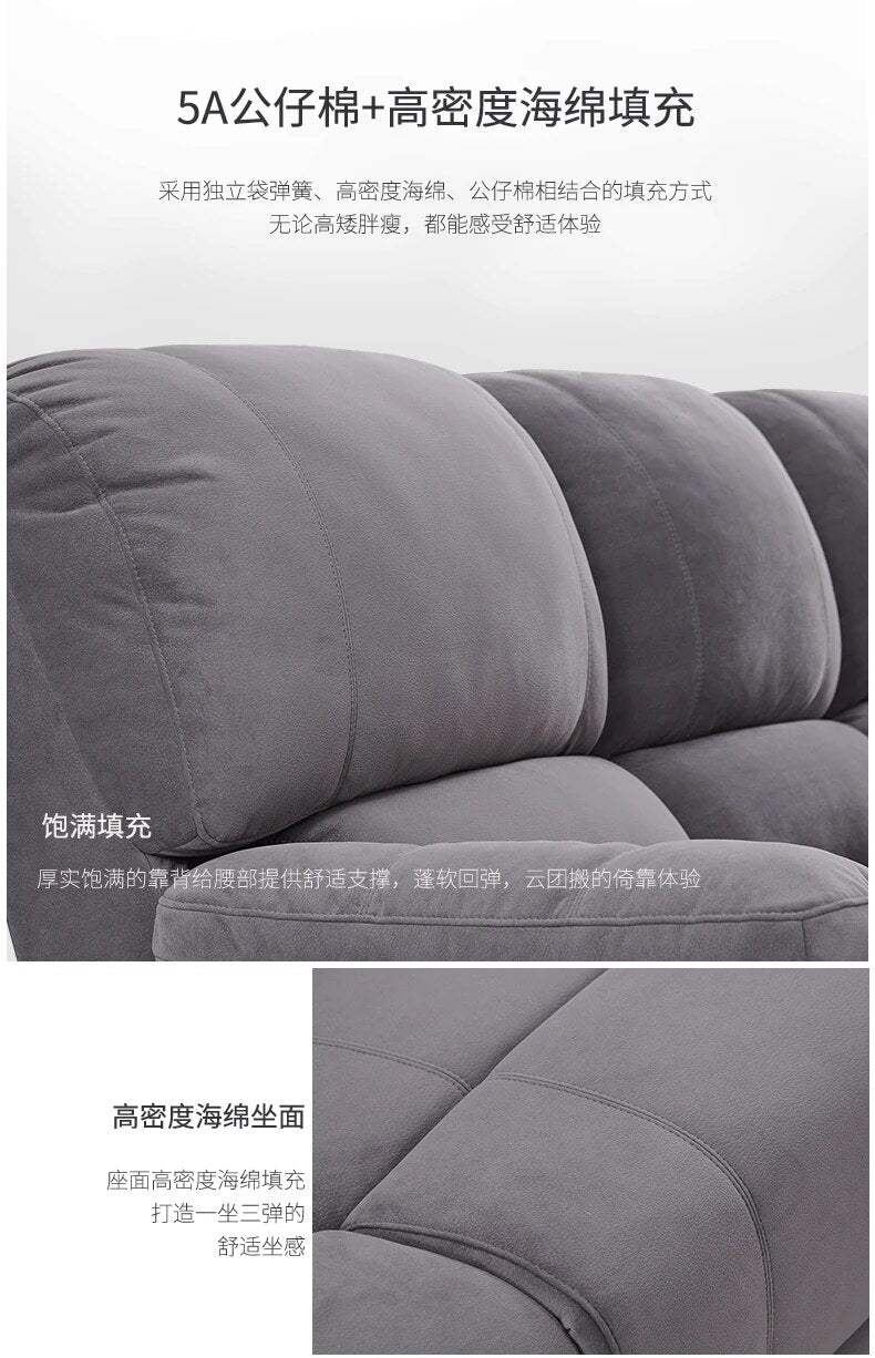 fabric sectional sofa electric recliner  Living Room Sofa set furniture alon couch puff asiento muebles de sala canape sofa cama