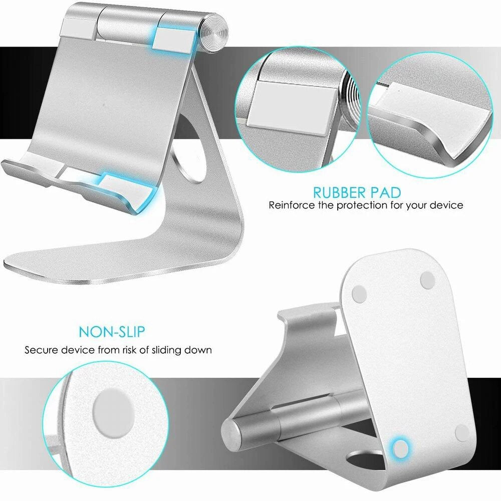 Tablet Stand Holder Adjustable Aluminum Desktop Mount Cradle For iPad Pro Air Mini 11 10.2 3 Samsung Tab Cell Phone Support Dock