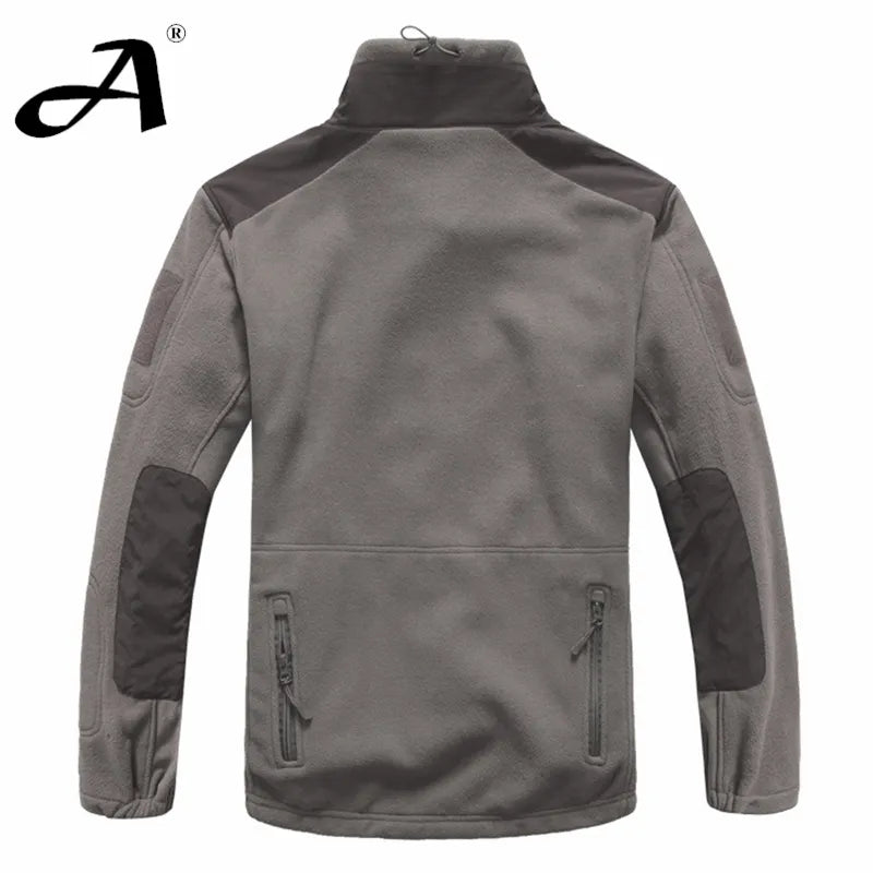 mens clothing autumn winter fleece army jacket softshell clothing for men softshell military style jackets - KAISERINC