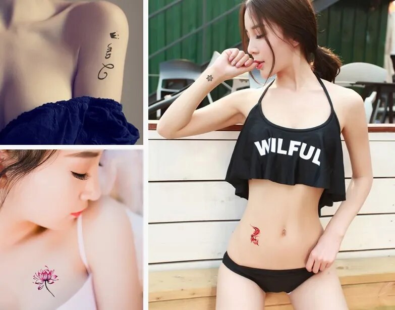 A4 Tattoo Paper Diy Yourself Temporary Tatto Paper For Man Water Tatoo Sticker Inkjet or Laser Printing Printers 10sheets/lot