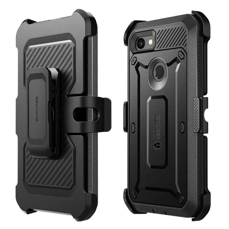 SUPCASE For Google Pixel 3a XL Case (2019) UB Pro Full-Body Rugged Holster Protective Case Cover with Built-in Screen Protector