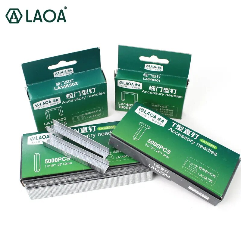 LAOA Accessory Needles for Nail Gun Thin Door Thick Door T shape Straight Pin Straight Nail