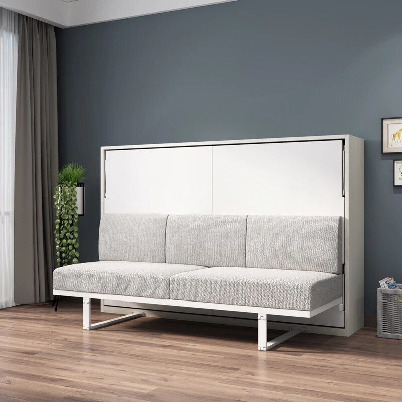 linen fabric  bed frame soft electric sofa wall Bed Home Bedroom Furniture camas lit muebles de dormitorio yatak mobilya quarto