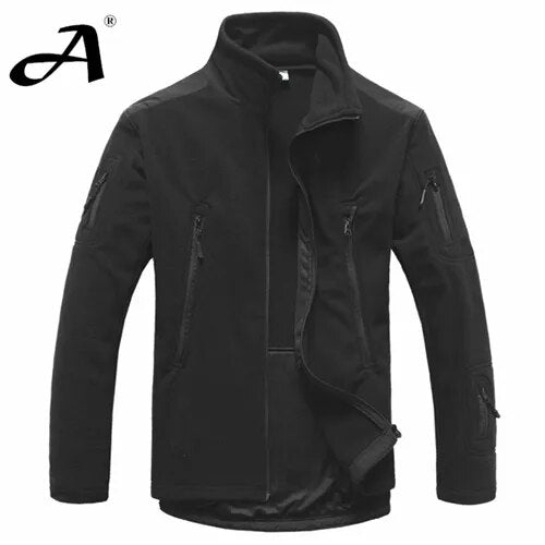 mens clothing autumn winter fleece army jacket softshell clothing for men softshell military style jackets - KAISERINC