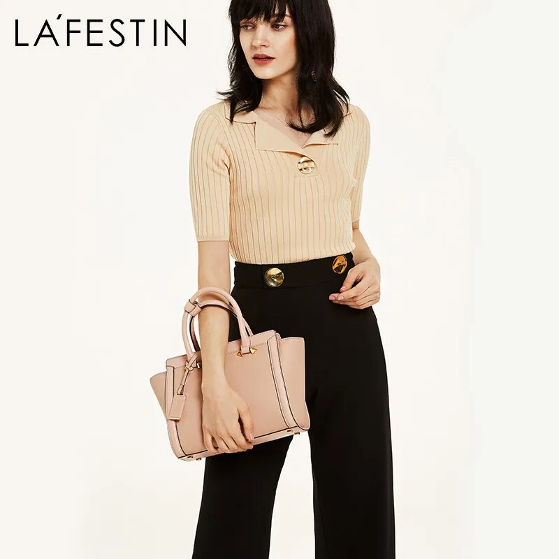 LA FESTIN Famous Handbag Women Designer 2022 New Fashion Trapeze Shoulder Luxury Totes Bags Multifunction Brands Bolsa Crossbody