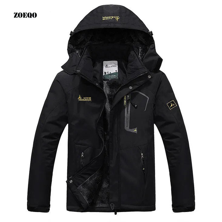 ZOEQO jaqueta masculina men's  thick outwear overcoat Winter jacket Men Windproof Hood parka mens jackets and coats windbreaker - KAISERINC