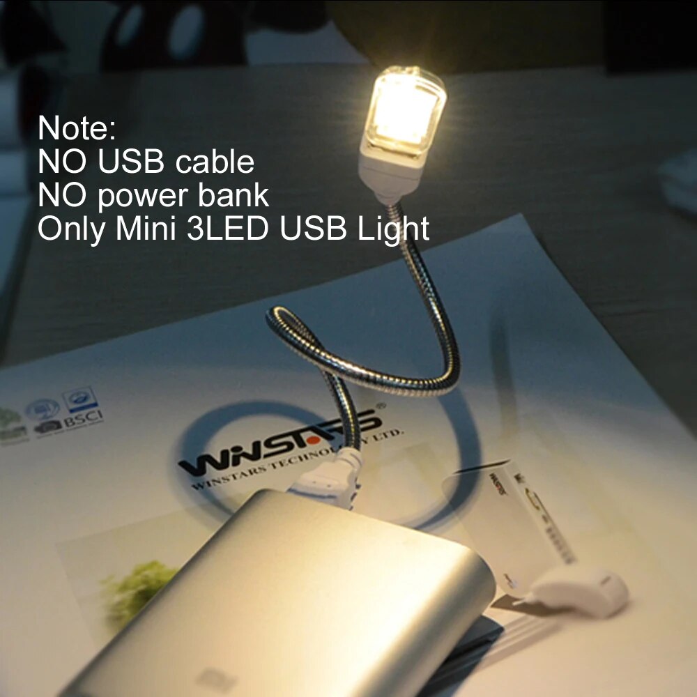 Book Lights Book Reading lamp LED Night light USB 5V Eye Protection Desk Table lighting For PC Notebook Power Bank Study Work